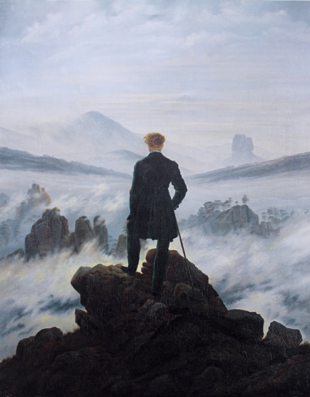 Wanderer above the Sea of Fog, Caspar David Friedrich, 1818