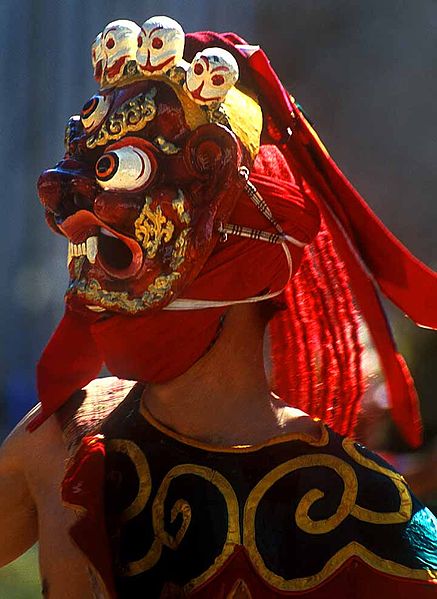 Tantric Buddhist dancer